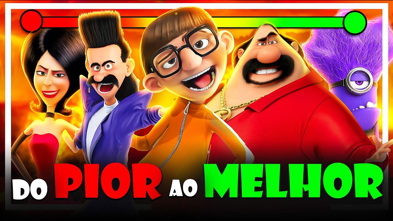 Os 15 VILÕES de MEU MALVADO FAVORITO: Do PIOR ao MELHOR!