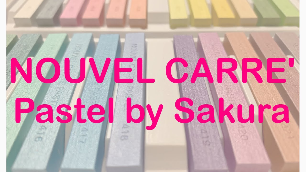 NOUVEL CARRE PASTEL by SAKURA | 24 Pastel Colors - YouTube
