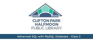 Advanced SQL - Class 3