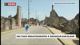 Des tags négationnistes à Oradour-sur-Glane