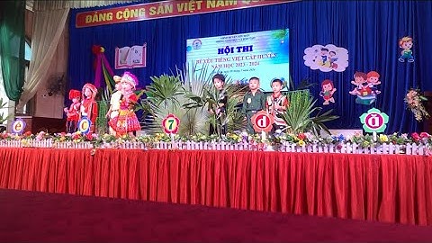 Màn chào hỏi Bé Yêu Tiếng Việt Trường Mầm non Khuôn Lùng