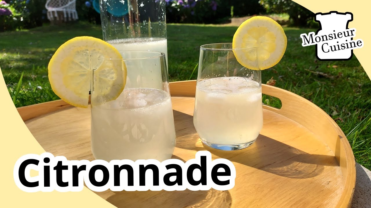 CITRONNADE AVEC MONSIEUR CUISINE 🍋🍋🍋