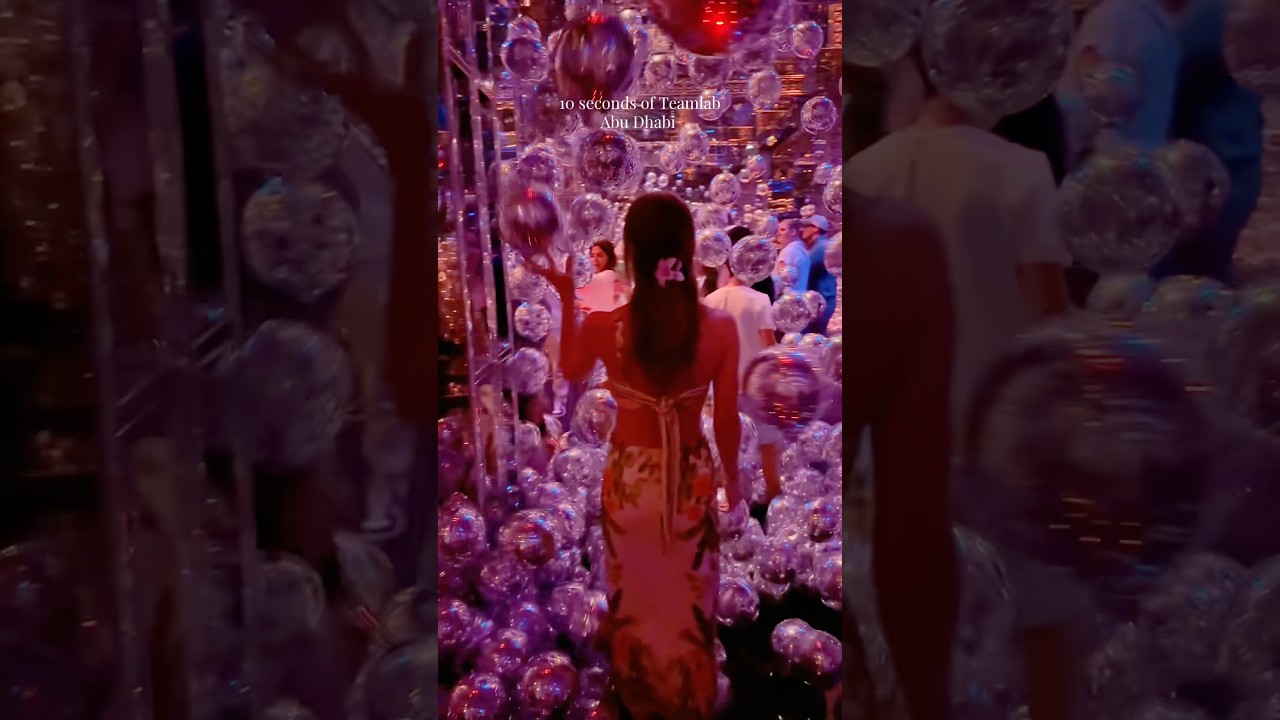 The best new attraction in Abu Dhabi, Teamlab Phenomena 