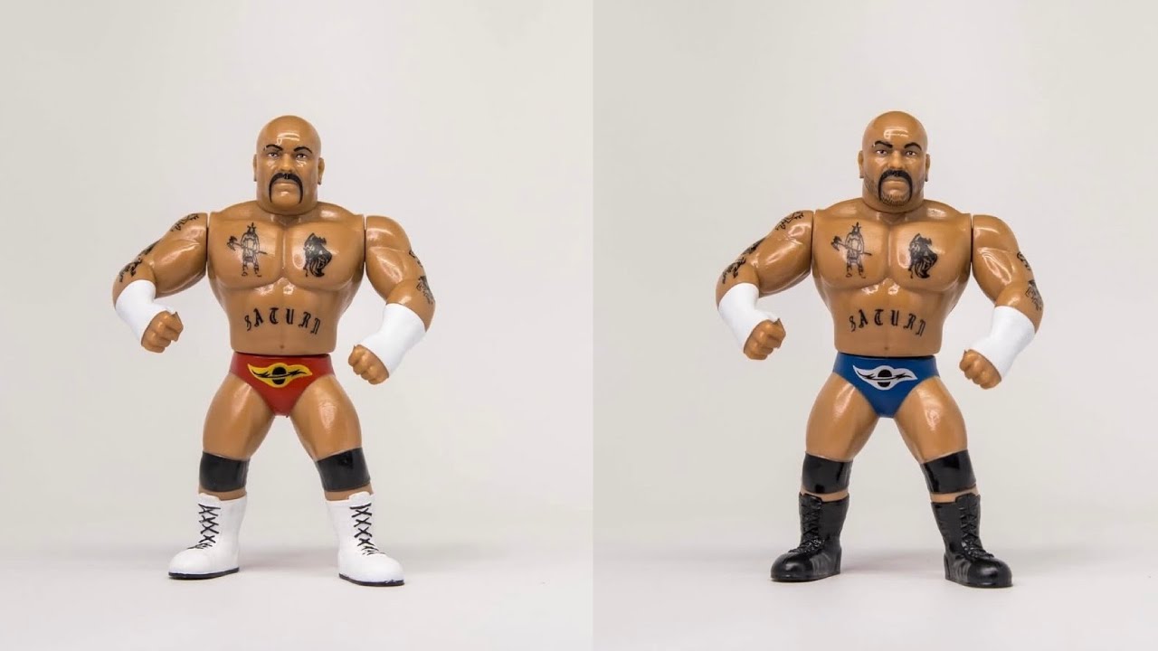 Новые фигурки рестлеров для Saturn в упаковке от Figure Collections.