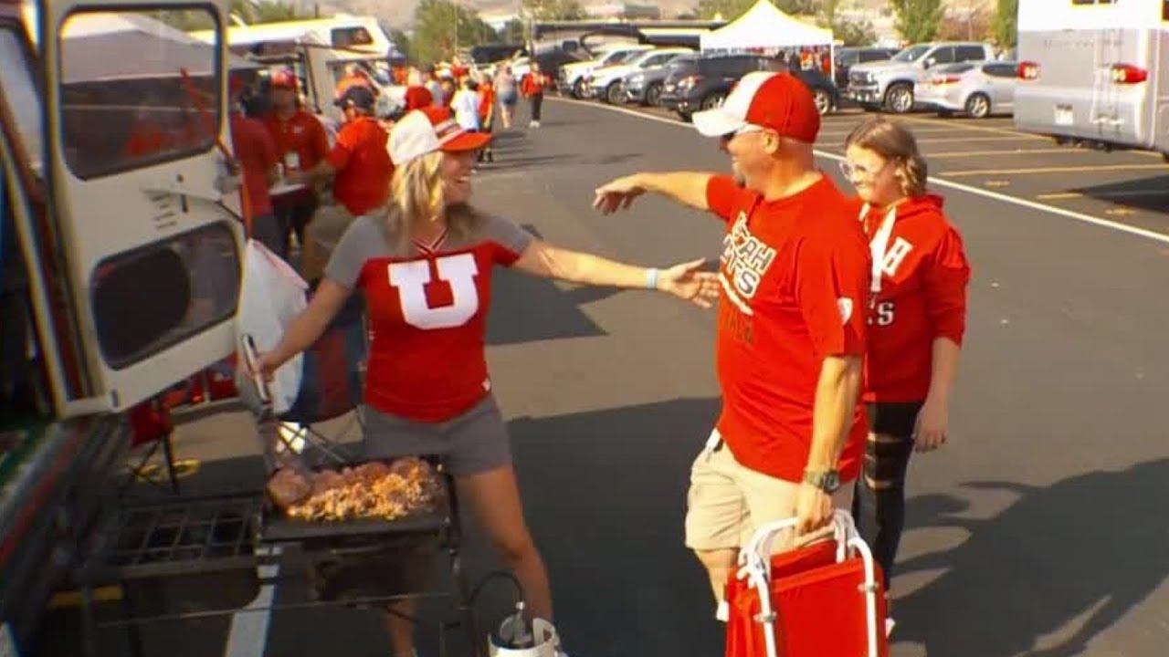Fans reconnect at tailgating parties ahead of University of Utah v