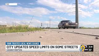 Cedar Rapids updating posted speed limits on some roads