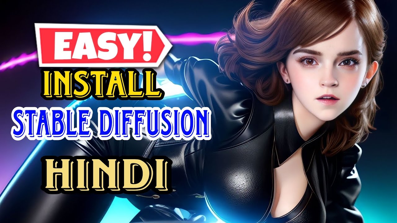 How To Install Stable Diffusion in Hindi tutorial  stable diffusion download  ai hindi
