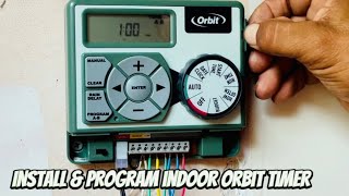 How to Install and Program an Indoor Orbit 6 Station Timer