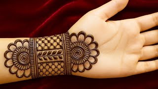 Rakhi Special Mehndi Design/Easy Simple Front Hand Mehandi Dizain 2025 screenshot 4
