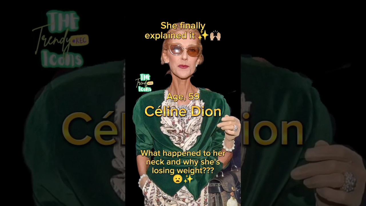 Céline Dion cleared all the rumors about her health 😦✨ 