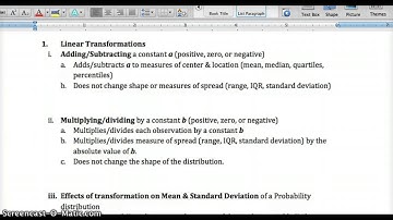 AP Statistics 6.1, 6.2 Random Variables