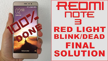 Redmi note 3 Red light blink/dead final solution in Bengali.