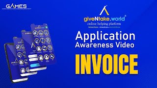 giveNtake.world  Online Helping Platform Application - Invoice Icon screenshot 2