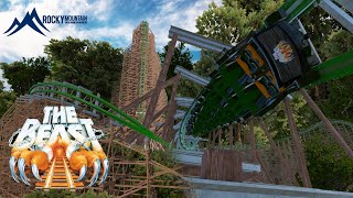 RMC Beast | Kings Island Hybrid Coaster Concept | No Limits 2 Pro Roller Coaster 4K