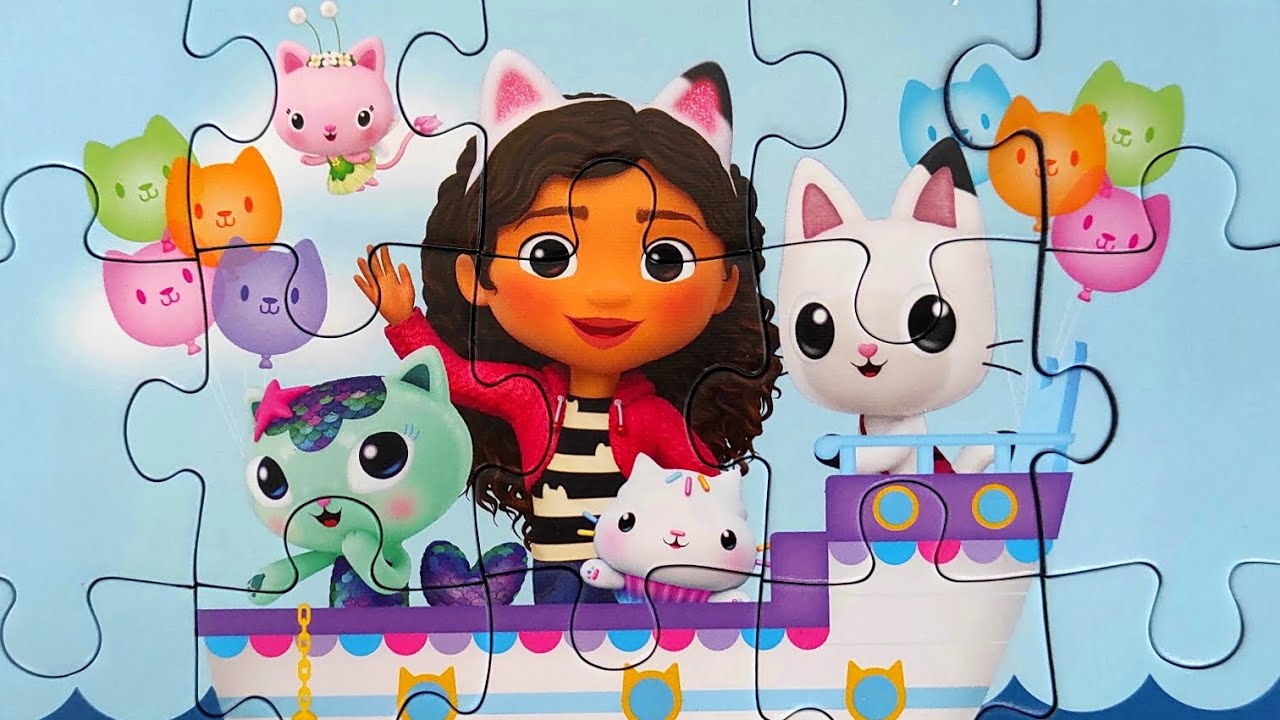 Gabby's Dollhouse puzzle | Gabina kuća lutaka - YouTube