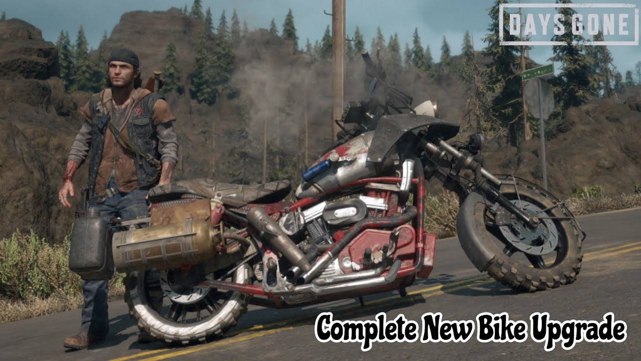 Days Gone New Bike Upgrades MOD Reacher vs NERO Stun Gun YouTube