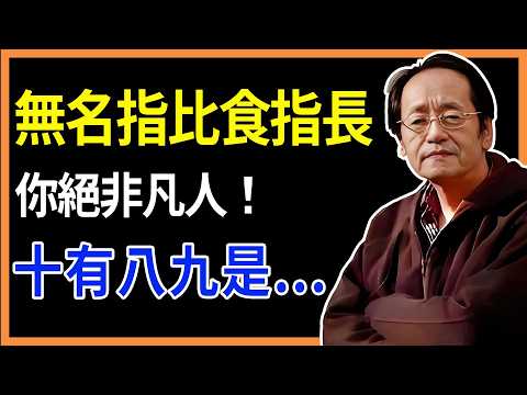 無名指若長過食指，命中註定非凡人！多半是。。。#倪海廈 #易經 #風水 #命理 #國學智慧 #倪師