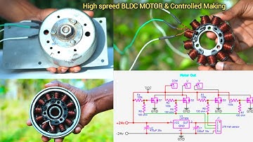 How to make BLDC Motor and Controller With Bike Dynamo | Bldc motor controller Kaise banaye