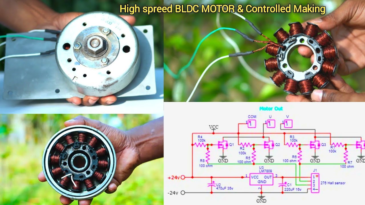 How to make BLDC Motor and Controller With Bike Dynamo | Bldc motor controller Kaise banaye