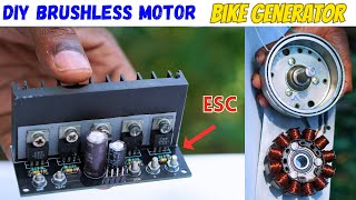 How to make BLDC Motor and Controller With Bike Dynamo | Bldc motor controller Kaise banaye