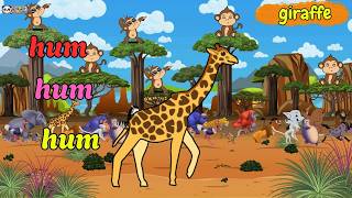 Abc Safari Animals Sounds Song For Kids Learn Animal Names And Sounds Oobuddies