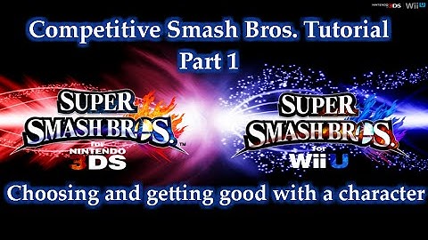 Smash Bros. for Wii U Competitive tutorial Pt.1 - Learning a Character