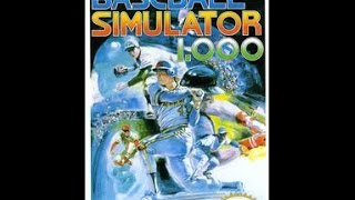 Baseball Simulator 1.000 (Nintendo Entertainment System) - Space Stadium Game Play