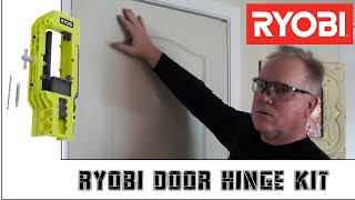 Door Replacement with RYOBI AAHT2 Door Hinge Kit/ DIY