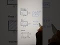 Rectangle Geometry A #perimeter #area#volume #fblifestyles #viral