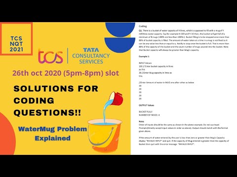 TCS NQT (2021)Coding Questions With Solutions