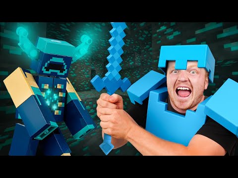 LEGO Minecraft in HARDCORE MODE!