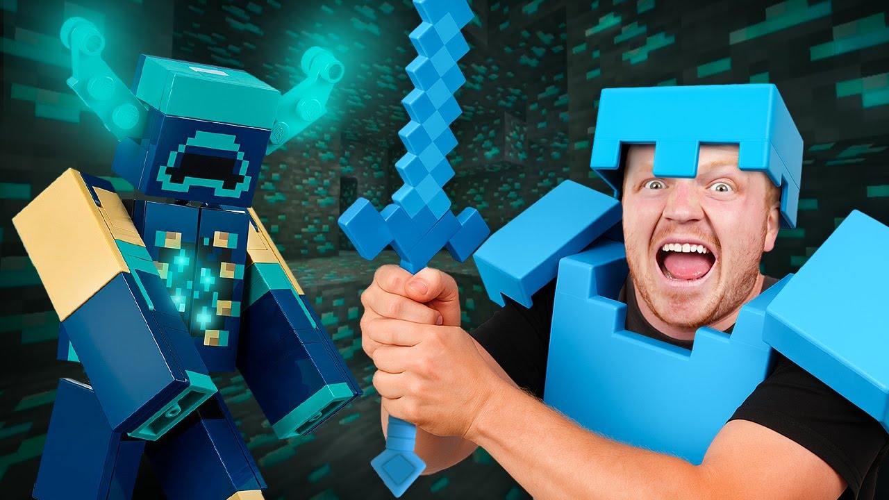 LEGO Minecraft in HARDCORE MODE!