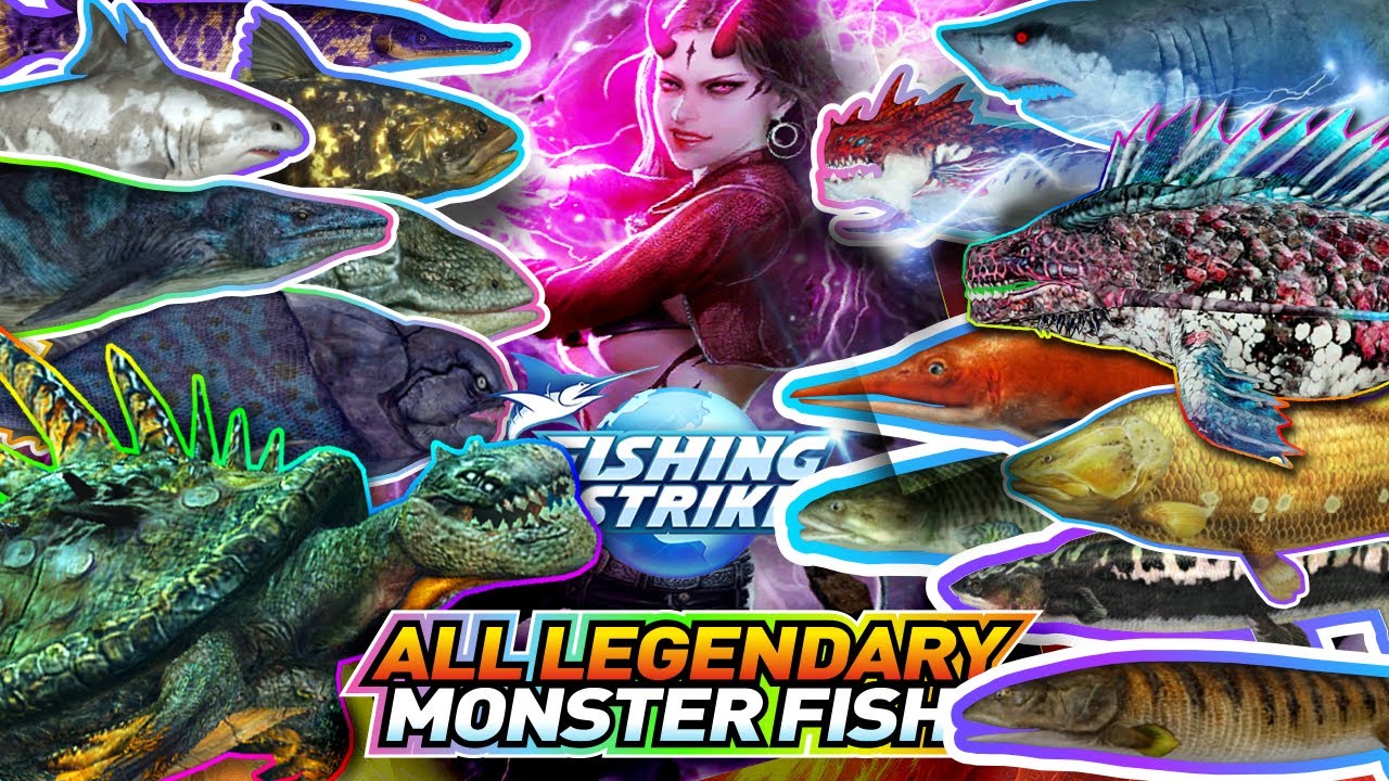 ALL LEGENDARY FISH CATCH WITH TRANSCENDENT HANNAH【釣魚大亨 Fishing Strike 피싱스트라이크