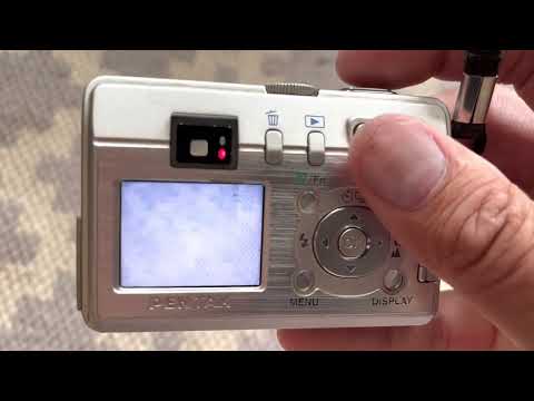 Pentax Optio S40 retro digital photocamera test and review