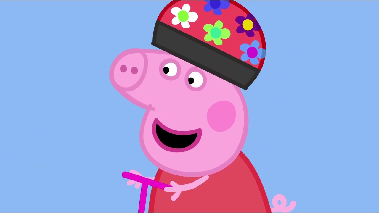 peppa pig ride on scooter