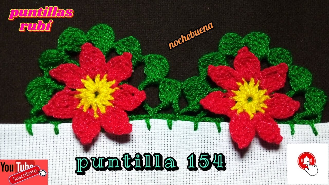 puntilla #154 nochebuena (puntillas rubí)