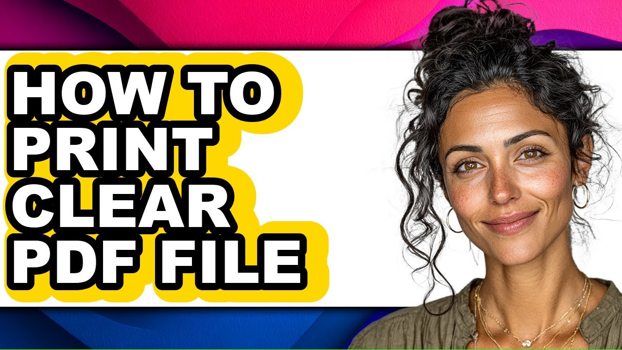 Create Clean Pdf How to Print Clear Pdf File - Easy Guide - YouTube