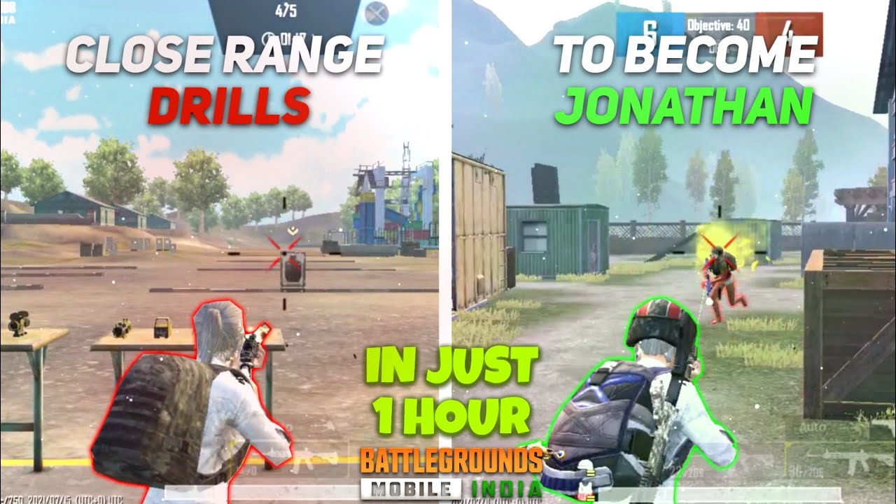 ⁣Close Range Drills Pubg Mobile 2021🔥BGMI Close Range Drills And Tips & Tricks🔥Improve Hipfire 20