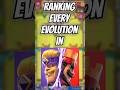 ALL EVOLUTIONS RANKED IN CLASH ROYALE!