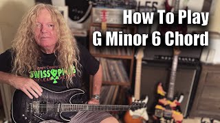 learn g minor 6 chord on guitar