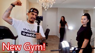 We Made Our New Home Gym! Are They Going Back To School???