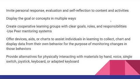 UDL Video 4: Multiple Means of Expression