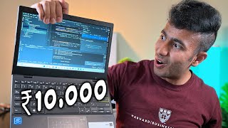 I tried Coding on Rs. 10,000 Laptop 💻  Shocked!