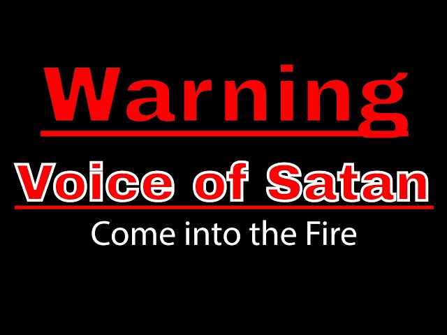 The Voice of Satan allegedly recorded from Christian author Rodney Millington. class=