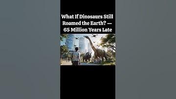 What If Dinosaurs Still Roamed the Earth in 2025? | AI Reimagines a Prehistoric Future 🦕🌍 #shorts