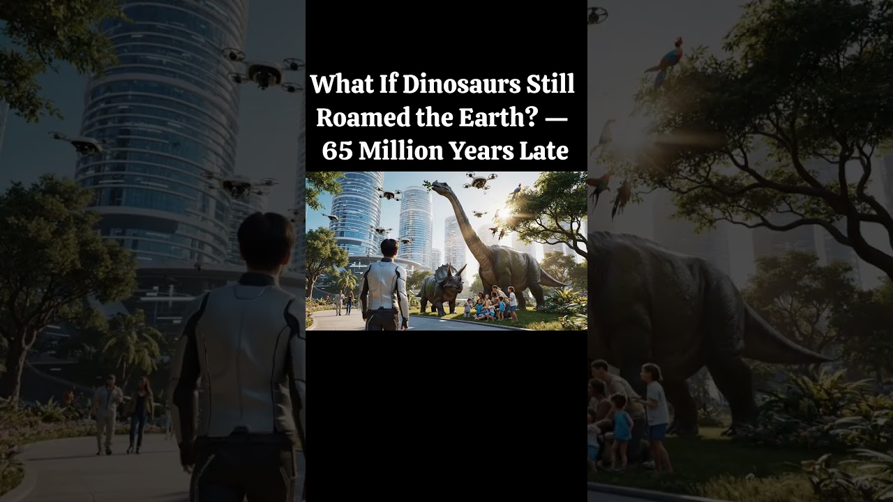 What If Dinosaurs Still Roamed the Earth in 2025? | AI Reimagines a Prehistoric Future 🦕🌍 
