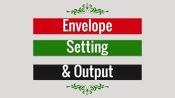 Envelope Setting and Output for CTP Plate