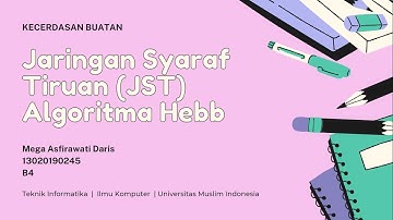 Final Kecerdasan Buatan_JST Algoritma Hebb