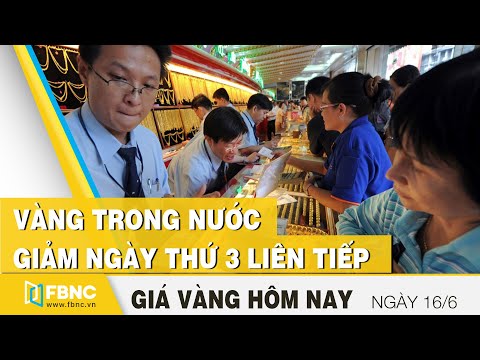 Video Giá vàng mới nhất 16/6 | Vàng trong nước giảm ngày thứ... - youtube
