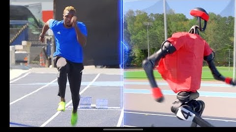 World fastest man VS ROBOT 🤖 😱 